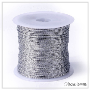 Silver Metallic Thread | 0.5Mm X 50M