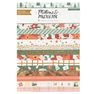 Crate Paper | Mittens & Mistletoe 6" x 8" Paper Pad (36 Pages)