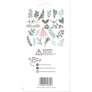 North Pole Post | Clear Foliage Stickers (24 pcs)