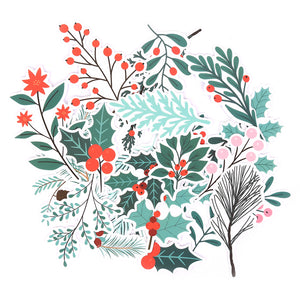 North Pole Post | Clear Foliage Stickers (24 pcs)