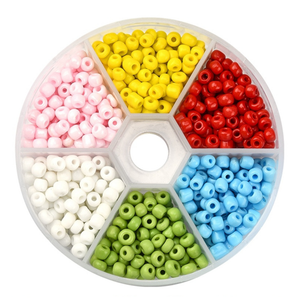 4mm Glass Seed Beads | Multi (60g)