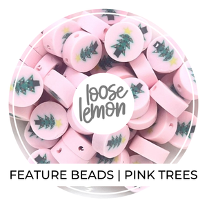 Feature Beads | Pink Trees