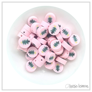 Feature Beads | Pink Trees