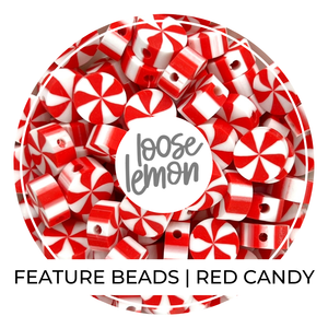 Feature Beads | Red Candy