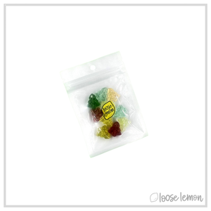 Glass Tree Beads x 10