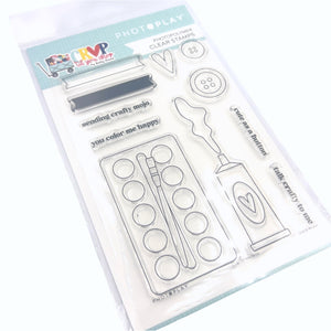 PhotoPlay Paper | Crop 'Til You Drop Photopolymer Clear Stamps