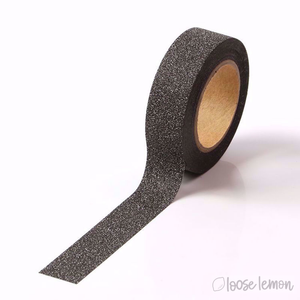 Black Glitter Washi Tape (10M)