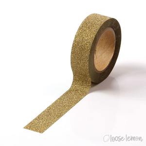 Gold Glitter Washi Tape (10M)