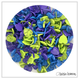 Heart Brads X 15 | Cool Mix