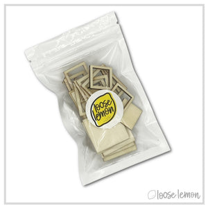 Wooden Shapes | Squares X 36 Pieces