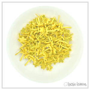 Flower Brads X 30 | Yellow
