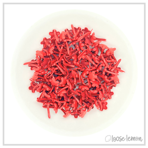 Flower Brads X 30 | Red
