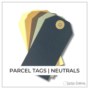 Parcel Tags x 10 | Neutrals