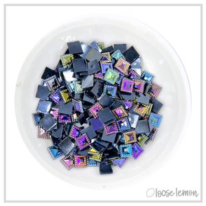 Square Gems | Black
