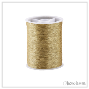 Metallic Thread (Pale Gold) | 0.1Mm X 55M