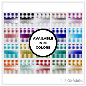 Adhesive Gems x 172 | Olive (11)