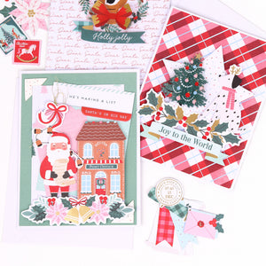North Pole Post | Chipboard Frames & Corners (38 pcs)