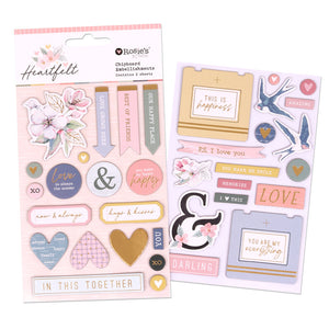Heartfelt | Chipboard Embellishments