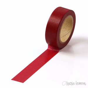 Plain Red - Washi Tape (10M)
