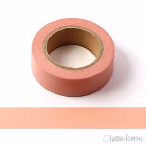 Plain Salmon - Washi Tape (10M)