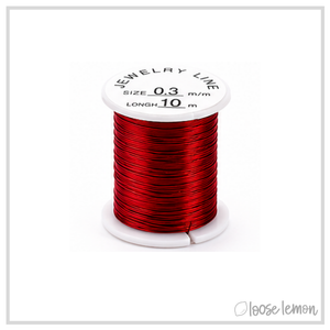 Set of 10 Copper Craft Wire (28ga) | 10M