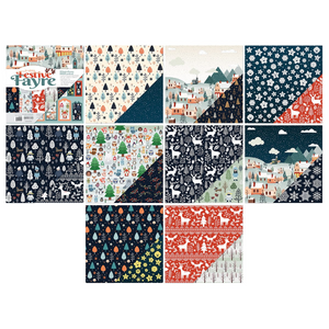 A Very Festive Fayre 12" x 12" Patterned Paper Pad (Tonic Studios 5555e)