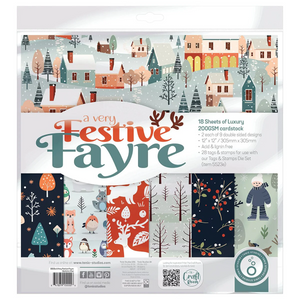A Very Festive Fayre 12" x 12" Patterned Paper Pad (Tonic Studios 5555e)