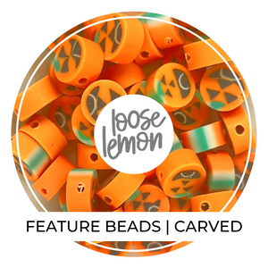 Feature Beads | Carved