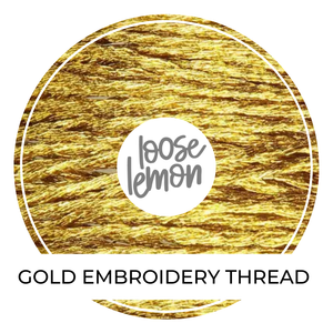 Gold Embroidery Thread | 12 Ply X 8M