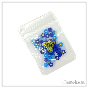 Mini Resin Flowers | Blues (2g)