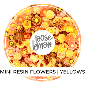 Mini Resin Flowers | Yellows (2g)