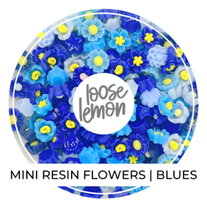 Mini Resin Flowers | Blues (2g)