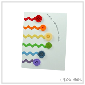 Ric Rac Ribbon (13m) | Metallic Red