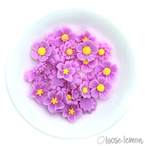 Single Colour Resin Flowers | Lilac