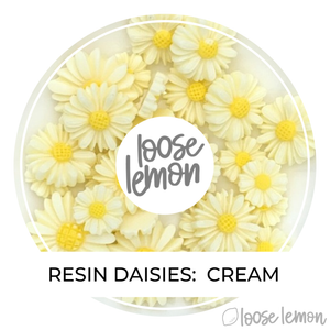 Resin Daisies | Cream (Mixed Sizes)