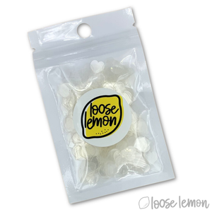 Sequins | Hearts (Completely Clear)