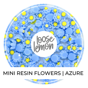 Mini Resin Flowers | Azure