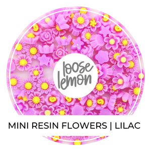 Mini Resin Flowers | Lilac