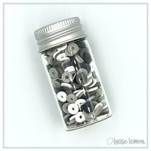 Flat Beads | Thunder Mix (16G Jar)