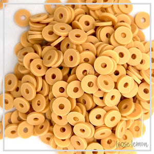 Flat Beads | Dark Peach