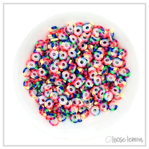 Flat Beads | Rainbow Candy