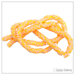 Flat Beads | Glow Orange