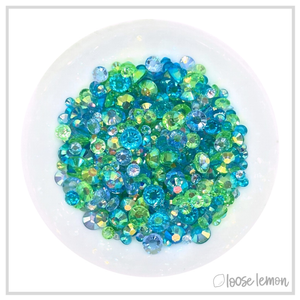 Clear Gems | Ocean Mix