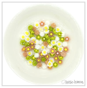 Mini Resin Flowers | Autumn Mix