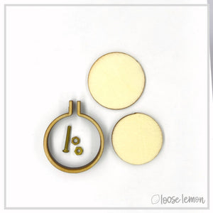 Mini Embroidery Hoop | Small Round