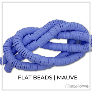 Flat Beads | Mauve