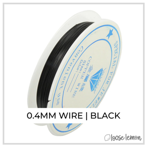 Craft Wire | Black | 11M X 0.4Mm