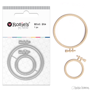 Rosie'S Studio Mini Die | Embroidery Hoop