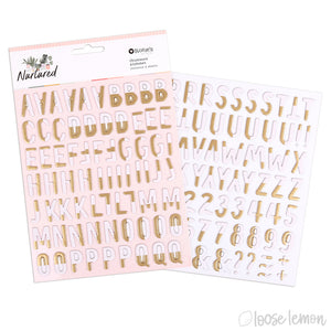 Nurtured | Chipboard Alphabet