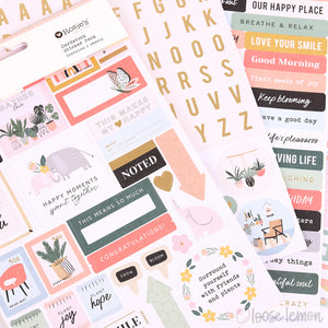 Nurtured | Cardstock Sticker Pack (4 Sheets)